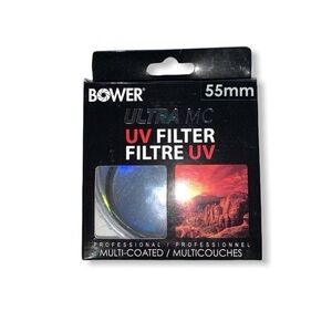 BOGO - Bower 55mm Double-Edged UV Filter (FMC55UV)